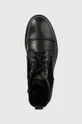 čierna Kožené topánky Jack & Jones Martey