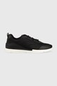 Sneakers boty Calvin Klein přírodní kůže černá HM0HM00618.BEH