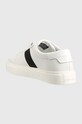 Boty Kožené sneakers boty Calvin Klein Low Top Lace Up HM0HM00621.0K5 bílá