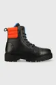 čierna Členkové topánky Tommy Jeans Padded Lace Up Heritage Boot Pánsky