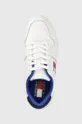 λευκό Δερμάτινα αθλητικά παπούτσια Tommy Jeans Retro Leather Cupsole Tjm Ess