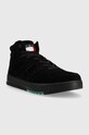 Semišové sneakers boty Tommy Jeans Suede Basket Midcut EM0EM01072.BDS černá AW22