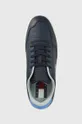 σκούρο μπλε Δερμάτινα αθλητικά παπούτσια Tommy Jeans Tommy Jeans City Leather Cupsole