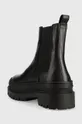 Kožené topánky chelsea Tommy Jeans Foxing Detail Chelsea Boot  Zvršok: Prírodná koža Vnútro: Textil, Prírodná koža Podrážka: Syntetická látka