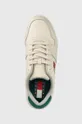 beżowy Tommy Jeans sneakersy Retro Leather Cupsole Tjm Ess
