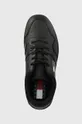 μαύρο Δερμάτινα αθλητικά παπούτσια Tommy Jeans Retro Basket Tjm Ess