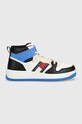 Tommy Jeans sneakers Mid Cut Tommy Jeans Basket piele negru EM0EM01075.BDS