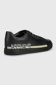 Michael Kors sneakersy skórzane Keating 42T2KEFS4L.001 czarny