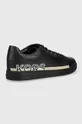 Δερμάτινα αθλητικά παπούτσια Michael Kors Keating μαύρο