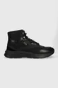 nero Calvin Klein sneakers High Top Lace Up Mix Uomo