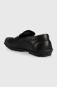 Obuwie Calvin Klein mokasyny skórzane Logo Hw Driver HM0HM00654.BEH czarny