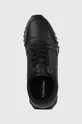 μαύρο Δερμάτινα αθλητικά παπούτσια Calvin Klein