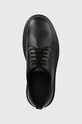 Calvin Klein półbuty skórzane Lace Up Derby czarny HM0HM00662.BEH