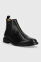 Δερμάτινες μπότες τσέλσι Gant St Akron μαύρο