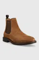 Gant magasszárú cipő velúrból St Akron barna