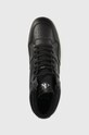 Шкіряні кросівки Calvin Klein Jeans Basket Cups Laceup High чорний YM0YM00498.BDS