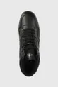 μαύρο Δερμάτινα αθλητικά παπούτσια Calvin Klein Jeans Basket Cups Laceup High
