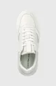 λευκό Δερμάτινα αθλητικά παπούτσια Calvin Klein Jeans Chunky Cupsole