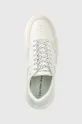 λευκό Δερμάτινα αθλητικά παπούτσια Calvin Klein Jeans Chunky Cupsole Gel Backtab