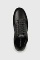 μαύρο Δερμάτινα αθλητικά παπούτσια Calvin Klein Jeans Chunky Cupsole Gel Backtab