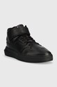 Кожаные кроссовки Calvin Klein Jeans Chunky Cupsole Laceup Mid YM0YM00426.0GT чёрный AW22