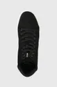 μαύρο Σουέτ αθλητικά παπούτσια Calvin Klein Jeans Classic Cupsole Laceup Mid Su