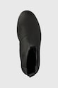 Шкіряні черевики Calvin Klein Jeans Combat High Chelsea чорний YM0YM00473.BDS