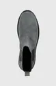 сірий Замшеві черевики Calvin Klein Jeans Lug Mid Chelsea Boot