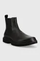 Δερμάτινες μπότες τσέλσι Calvin Klein Jeans Lug Mid Chelsea Boot 2 μαύρο