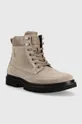 Замшеві черевики Calvin Klein Jeans Lug Mid Laceup Boot Hike коричневий