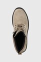 Piščančki iz semiša Calvin Klein Jeans Lug Mid Laceup Boot Hike rjava YM0YM00270.A03