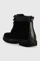 Cipők Calvin Klein Jeans velúr bakancs Lug Mid Laceup Boot Hike YM0YM00270.BDS fekete