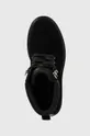 μαύρο Μπότες πεζοπορίας από σουέτ Calvin Klein Jeans Lug Mid Laceup Boot Hike