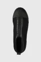 μαύρο Πάνινα παπούτσια Calvin Klein Jeans Skater Vulcanized Mid Zip