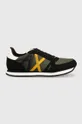 zielony Armani Exchange sneakersy XUX017.XCC68.M208 Męski