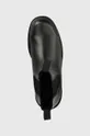 μαύρο Δερμάτινες μπότες τσέλσι Armani Exchange