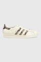 adidas Originals sneakersy SUPERSTAR tekstylny beżowy H03415