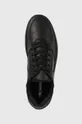μαύρο Δερμάτινα αθλητικά παπούτσια Trussardi Perlite Basket Low
