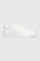 λευκό Δερμάτινα αθλητικά παπούτσια Trussardi Perlite Cupsole Ανδρικά