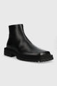 Trussardi scarpe in pelle Zephyr Ankle nero