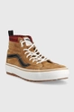 Vans leather trainers SK8-Hi brown