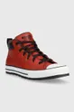Πάνινα παπούτσια Converse Chuck Taylor All Star Street Lugged κόκκινο