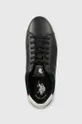 μαύρο Δερμάτινα αθλητικά παπούτσια U.S. Polo Assn. Cryme