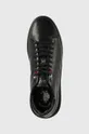 μαύρο Δερμάτινα αθλητικά παπούτσια U.S. Polo Assn. Cryme