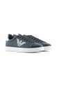 Emporio Armani sneakersy skórzane X4X554.XF663.00120 granatowy AW22