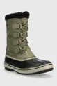 Čizme za snijeg Sorel Pac Nylon Dtv zelena