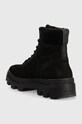 Încălțăminte G-Star cizme din piele întoarsă Noxer 2242020814.BLK negru