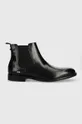 μαύρο Δερμάτινες μπότες τσέλσι Karl Lagerfeld Urano Iv Ανδρικά