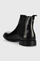 Obuwie Karl Lagerfeld sztyblety skórzane URANO IV KL12260.000 czarny