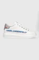 λευκό Δερμάτινα αθλητικά παπούτσια Karl Lagerfeld Kapri Mens Ανδρικά
